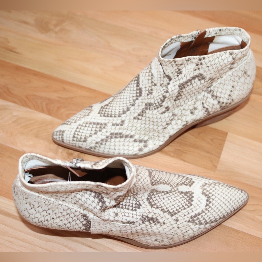 Franco Sarto | Python Canvas Booties Size 8 - Picture 3 of 8
